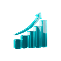 Statistics growth icon
